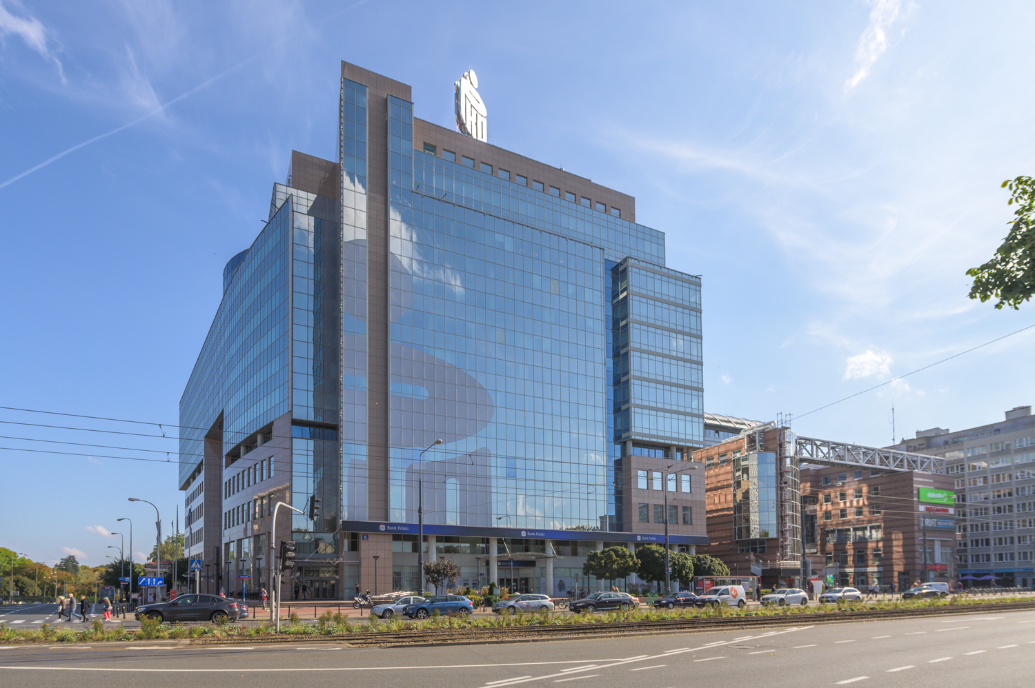 Zdjęcie architektury budynku Centrum Finansowe Puławska
